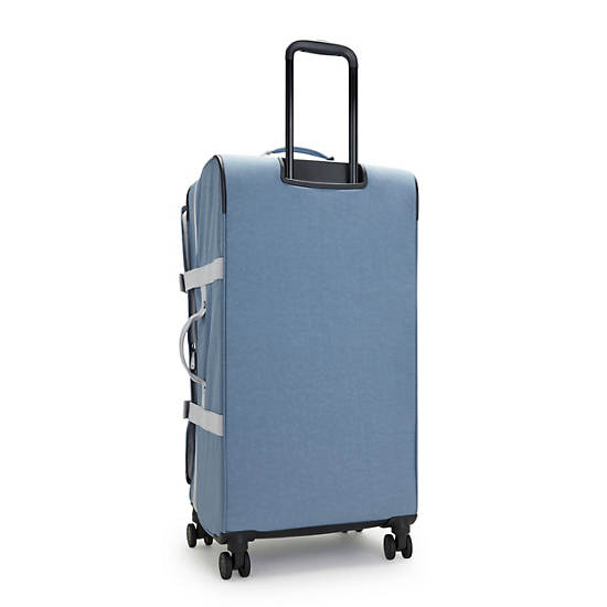 Spontaneous Large Rolling Luggage, Brush Blue C, large