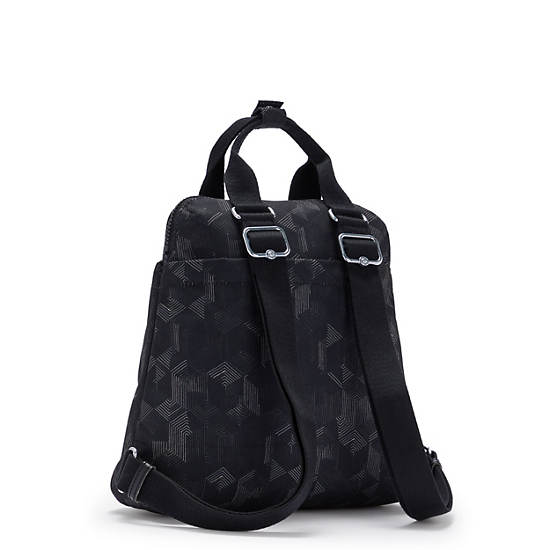 Goyo Mini Printed Backpack Tote, Hurray Black, large