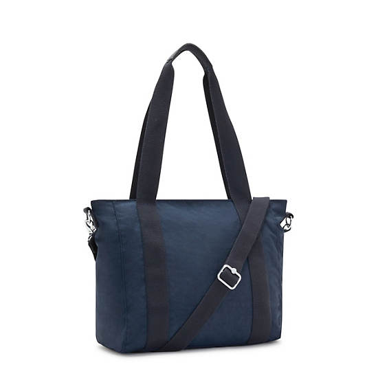 Asseni Small Tote Bag, Blue Bleu 2, large