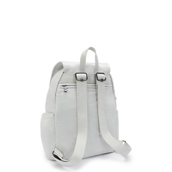 City Zip Small Backpack, Silver Night, large