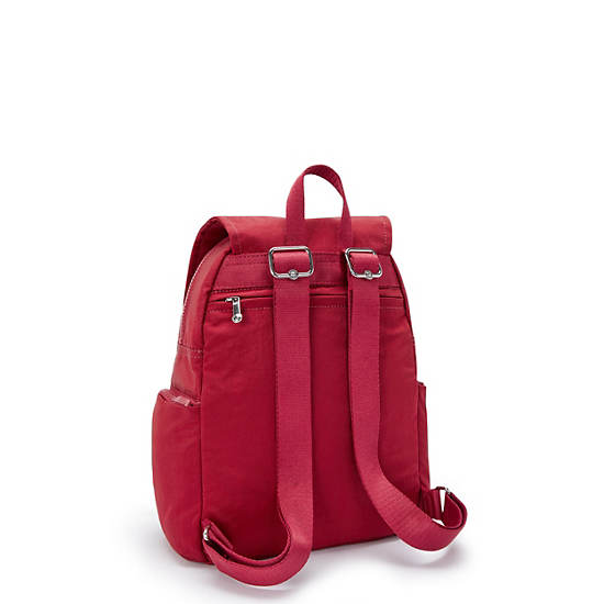 City Zip Small Backpack, Red Red Wine, large