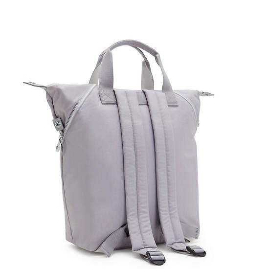 Art Tote 15" Laptop Backpack, Tender Grey, large