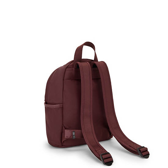 Delia Mini Backpack, Deep Aubergine, large