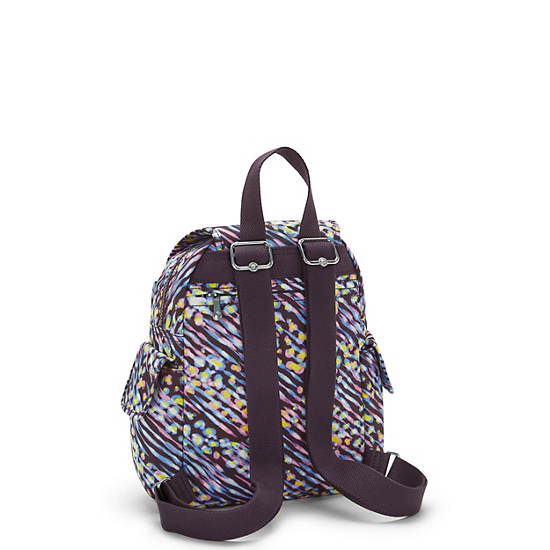 City Pack Mini Printed Backpack, Undersea Lights, large