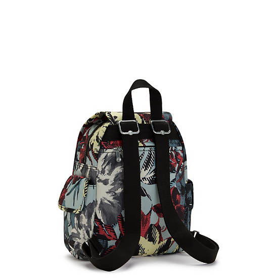 City Pack Mini Printed Backpack, Casual Flower, large