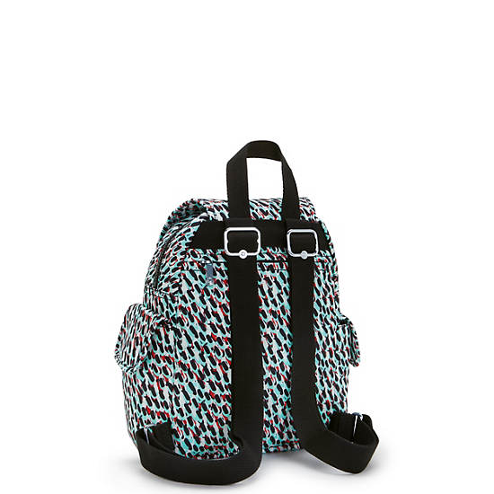 City Pack Mini Printed Backpack, Abstract Print, large