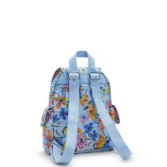 City Pack Mini Printed Backpack, Wild Flowers, large