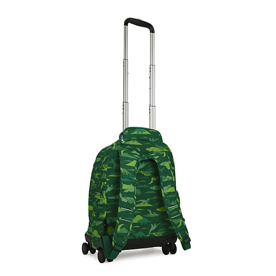 New Zea Printed 15" Laptop Rolling Backpack, Jurrasic Jungle, large