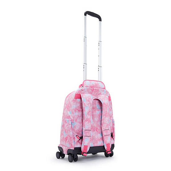 New Zea Printed 15" Laptop Rolling Backpack, Garden Clouds, large