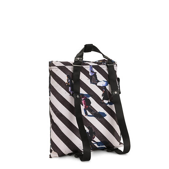 Lovilia Printed Convertible Bag, Zebra Crossing, large
