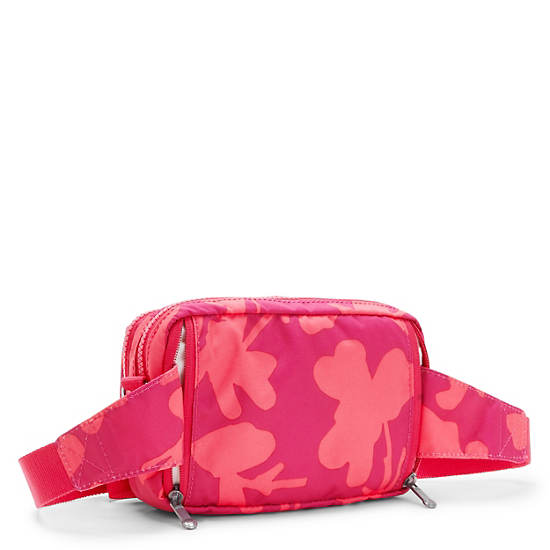 Abanu Multi Printed Convertible Crossbody Bag, Coral Flower, large Abanu Multi Printed Convertible Crossbody Bag, Coral Flower, large