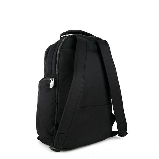 Osho Laptop Backpack, Rich Black, large