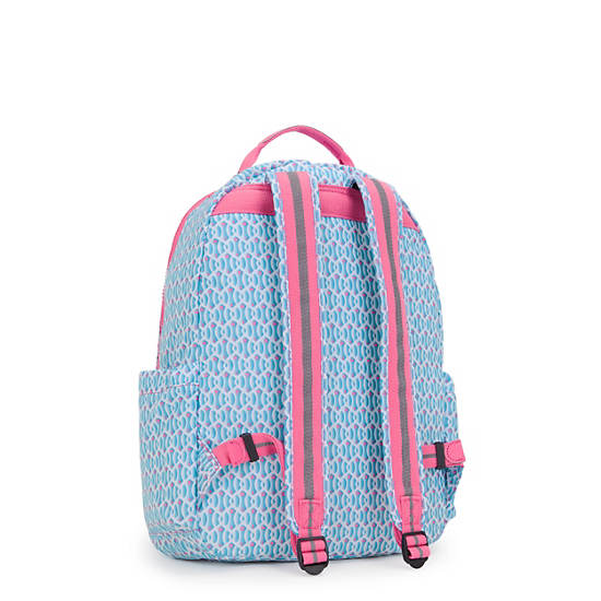 Seoul Large Printed 15" Laptop Backpack, Dreamy Geo, large
