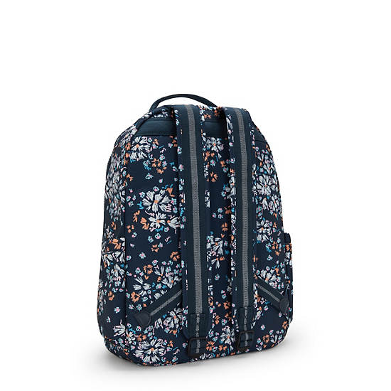 Seoul Large Printed 15" Laptop Backpack, Flower Field, large