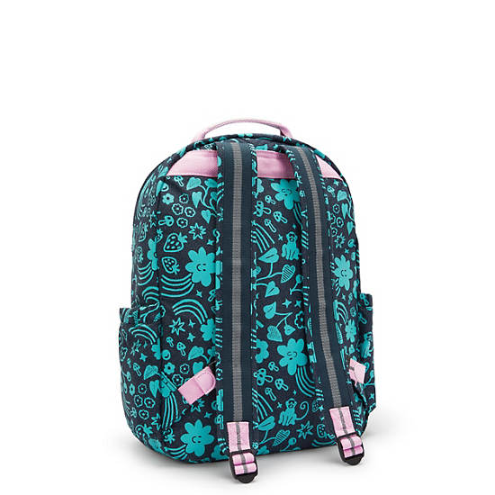 Seoul Large Printed 15" Laptop Backpack, Magical Print, large