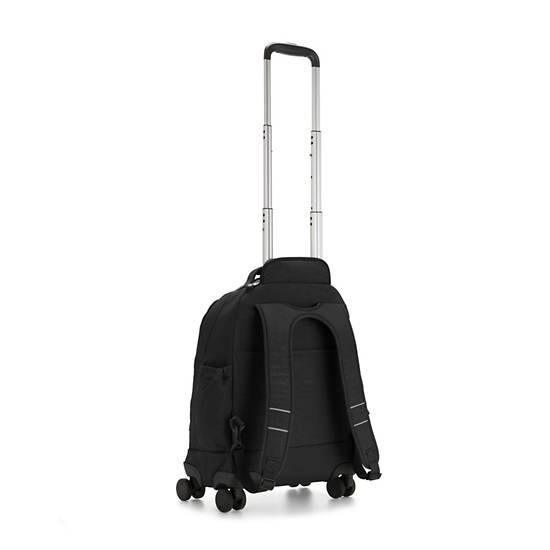 Zea 15" Laptop Rolling Backpack, Black Noir, large