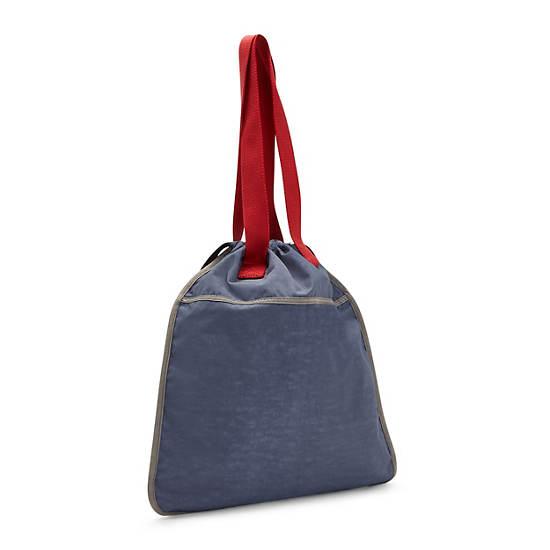 New Hip Hurray Tote Bag, Duo Blue Red, large