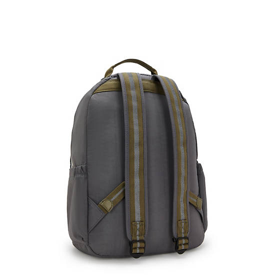 Seoul Large 15" Laptop Backpack, Back To Grey, large