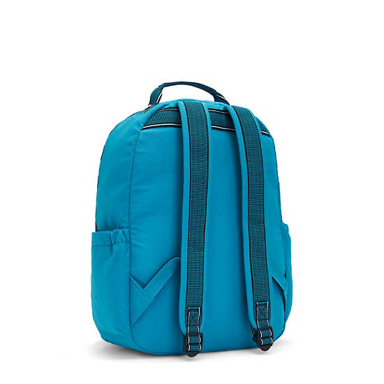 Seoul Large 15" Laptop Backpack, Green Cool, large