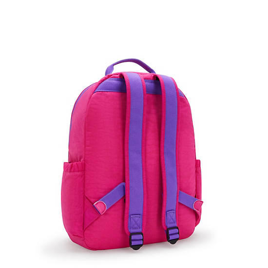 Seoul Large 15" Laptop Backpack, Azalea Pink, large