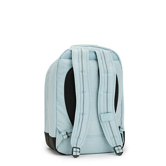 Class Room 17" Metallic Laptop Backpack, Brush Blue C, large