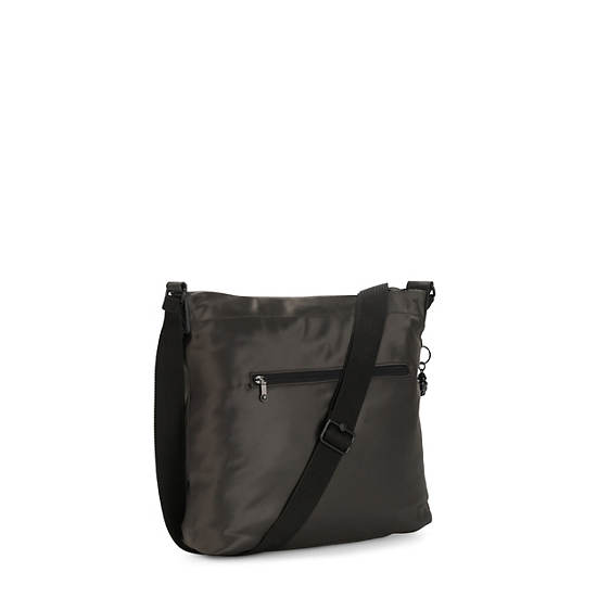 Panka Crossbody Bag, True Black Tonal, large