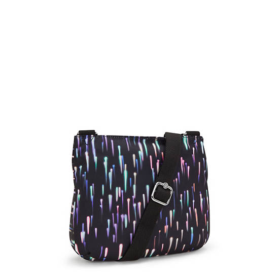 Emmylou Printed Crossbody Bag, Firework Sky, large