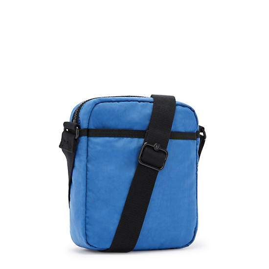 Hisa Crossbody Bag, Satin Blue, large