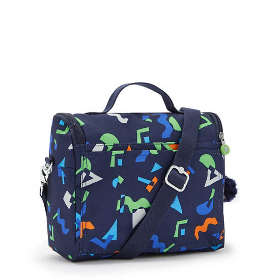 New Kichirou Printed Lunch Bag, Havana Blue, large