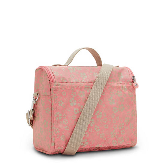 New Kichirou Printed Lunch Bag, Flashy Pink, large