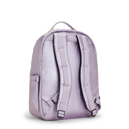 Seoul Extra Large Metallic 17" Laptop Backpack, Orchid Metallic, large Seoul Extra Large Metallic 17" Laptop Backpack, Orchid Metallic, large