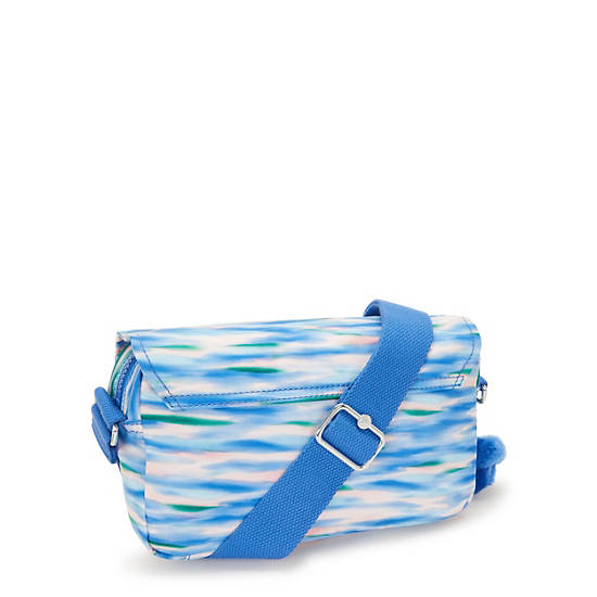 Chilly Up Printed Crossbody Bag, Diluted Blue, large