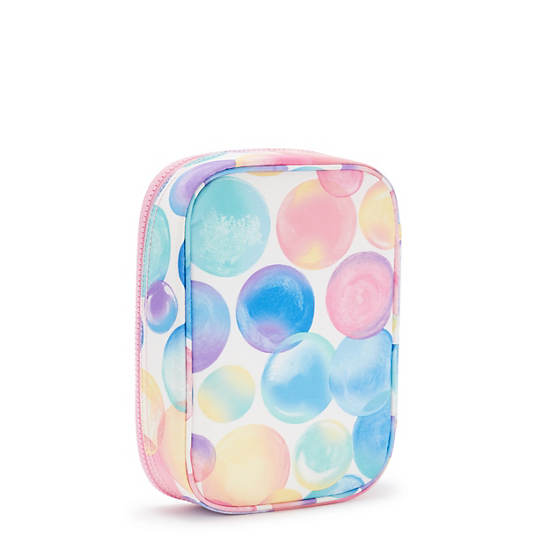 100 Pens Printed Case, Bubbly Rose, large