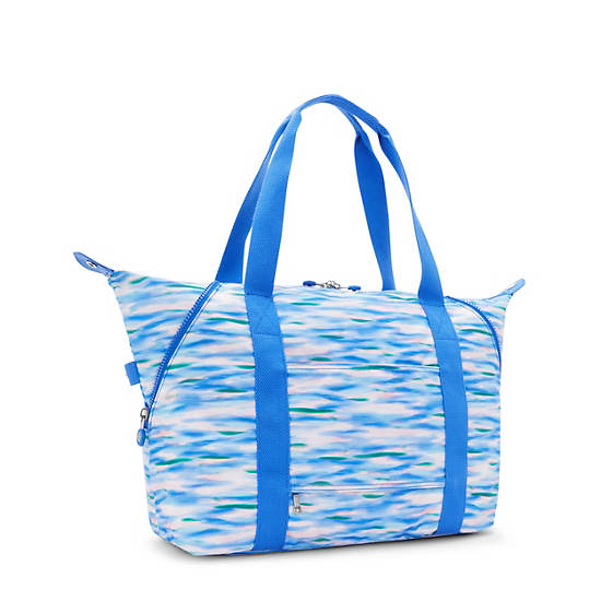 Art Medium Printed Tote Bag, Diluted Blue, large