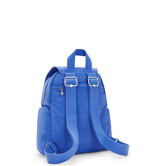 City Zip Mini Backpack, Havana Blue, large