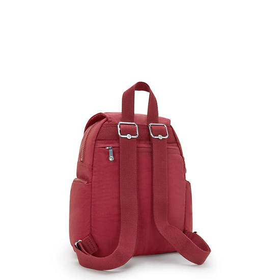 City Zip Mini Backpack, Funky Red, large