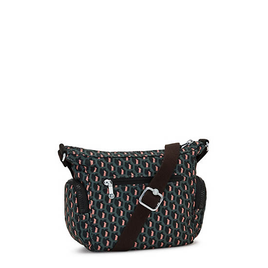 Gabbie Mini Printed Crossbody Bag, 3D K Print, large Gabbie Mini Printed Crossbody Bag, 3D K Print, large