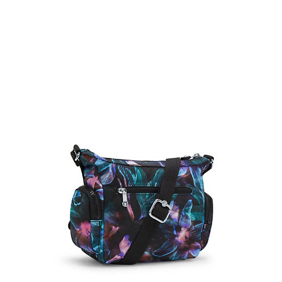 Gabbie Mini Printed Crossbody Bag, Spectral Orchid, large