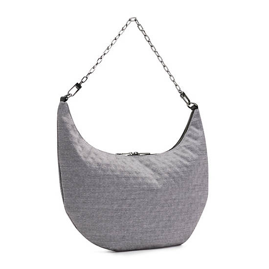 Hania Shoulder Bag, Almost Grey, large