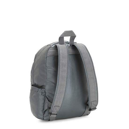 Delia Metallic Backpack, Paka Black, large