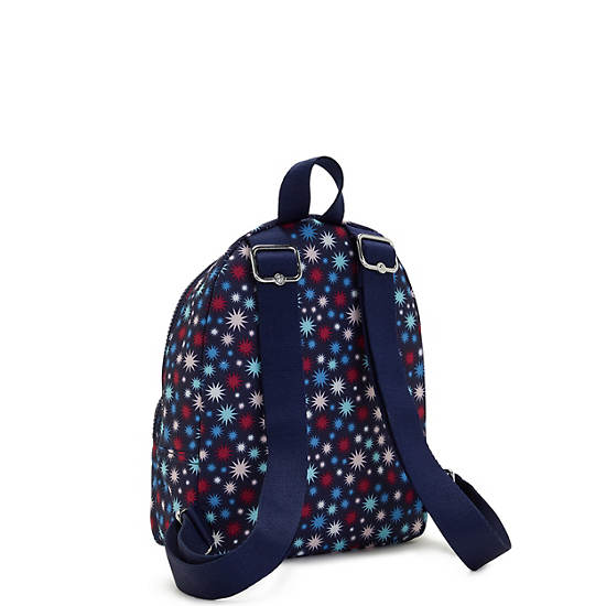 Paola Small Printed Backpack, Funky Stars, large
