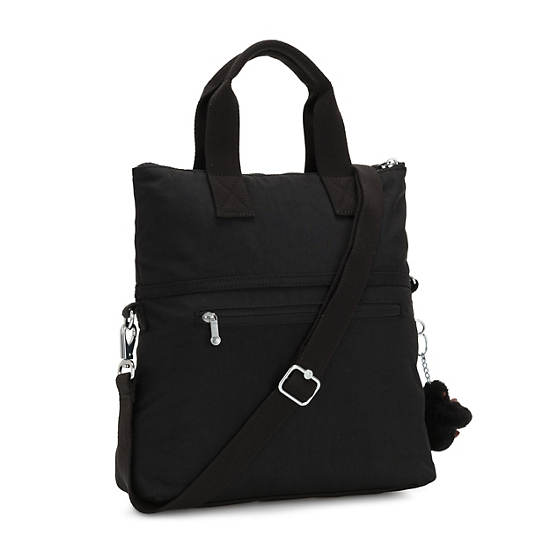 Eleva Convertible Tote Bag, True Black, large