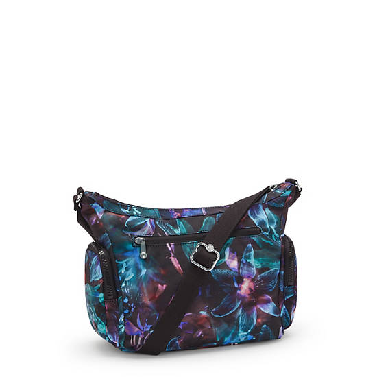 Gabbie Small Printed Crossbody Bag, Spectral Orchid, large