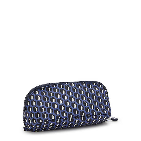 Mirko Small Printed Toiletry Bag, 3D K Blue, large