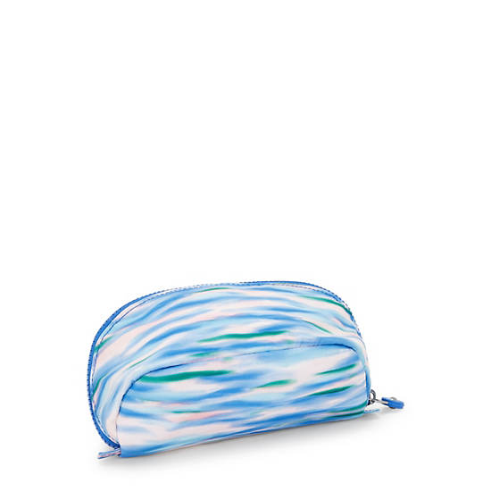 Mirko Small Printed Toiletry Bag, Diluted Blue, large