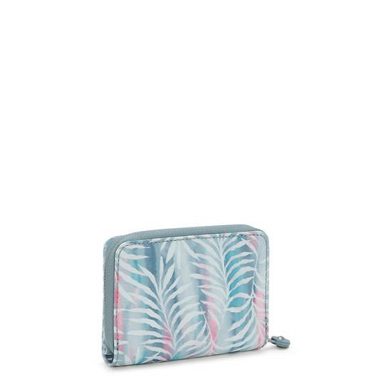 Money Love Small Printed Wallet, Palm Tree Leaves, large