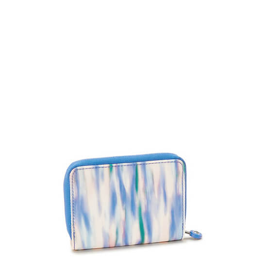 Money Love Printed Small Wallet, Diluted Blue, large