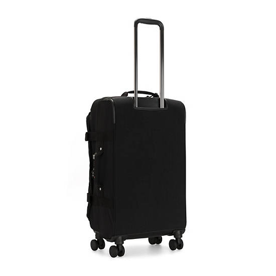 Spontaneous Medium Rolling Luggage, Black Noir, large