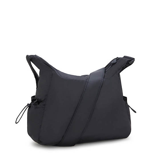 Gabb Small Smooth Satin Crossbody Bag, Simply Black, large