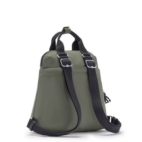 Goyo Mini Backpack Tote, Green Moss, large
